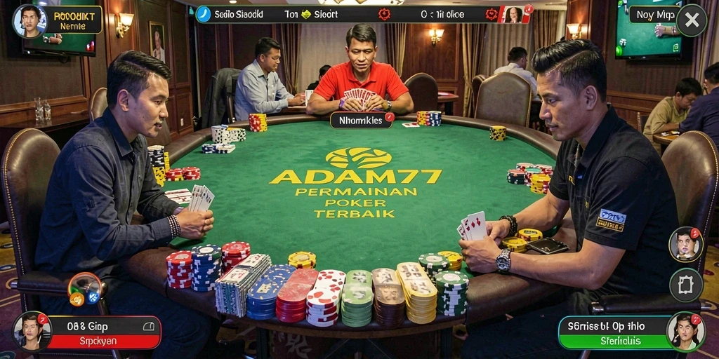 Tampilan menarik dari gameplay ADAM77 yang seru dan menegangkan.