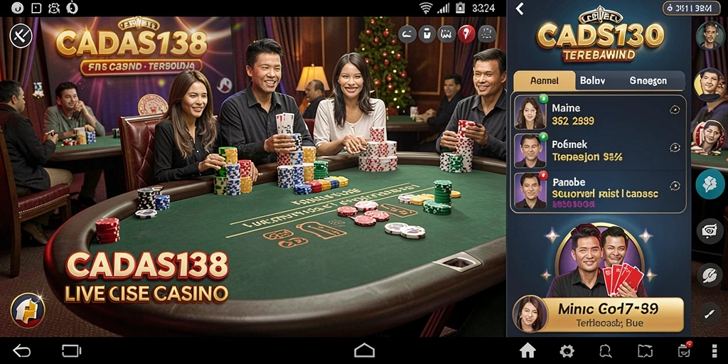 Tampilan gameplay Live Casino di CADAS138 yang menarik.