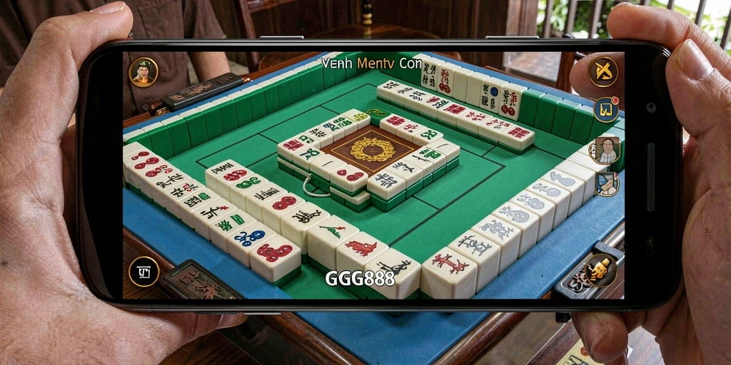 Screenshot GGG888 menunjukkan gameplay Mahjong yang seru dan mengasyikkan.
