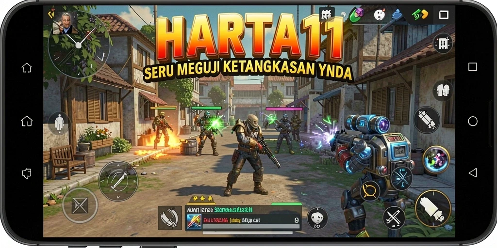 Tampilan gameplay HARTA11 yang menegangkan dan penuh strategi.