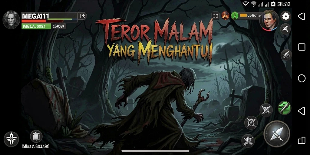 Gameplay menegangkan dengan suasana Horror yang mencekam.