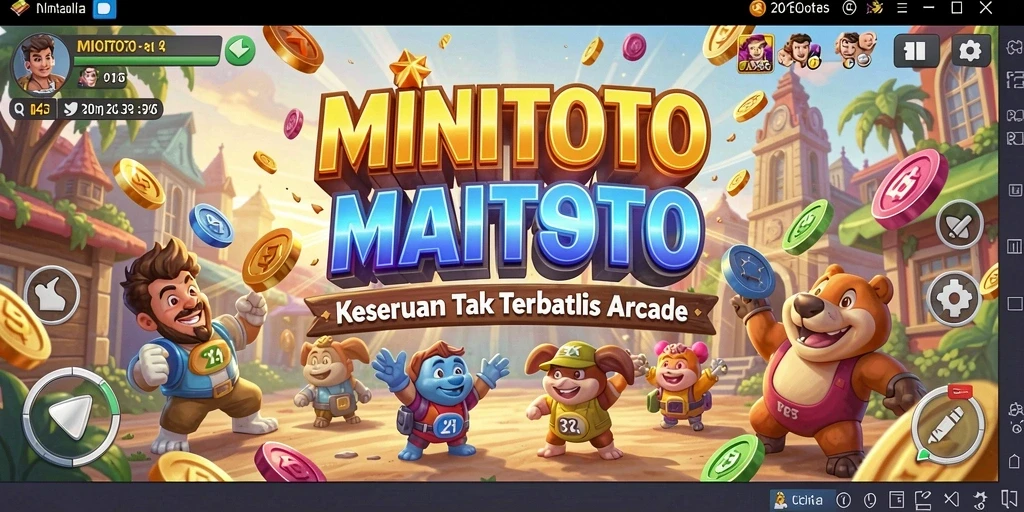 Tangkapan layar gameplay <strong>MINITOTO</strong> yang menampilkan aksi seru di dunia arcade.