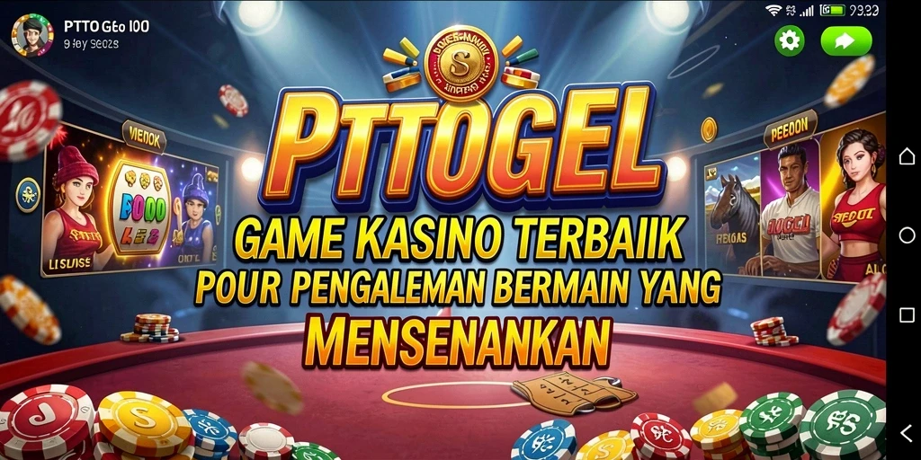 Tampilan menarik dari gameplay Kasino di PTTOGEL.