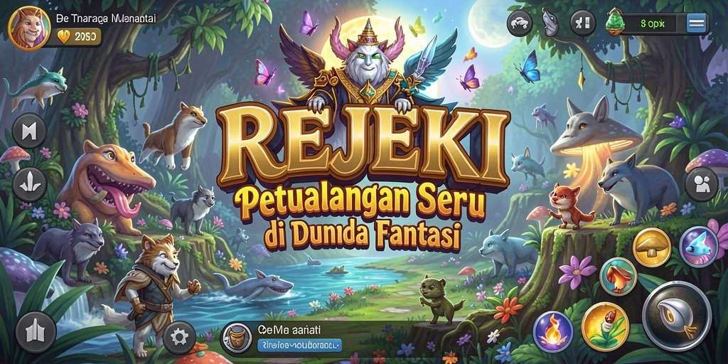 Gameplay REJEKI yang penuh petualangan dan tantangan seru.