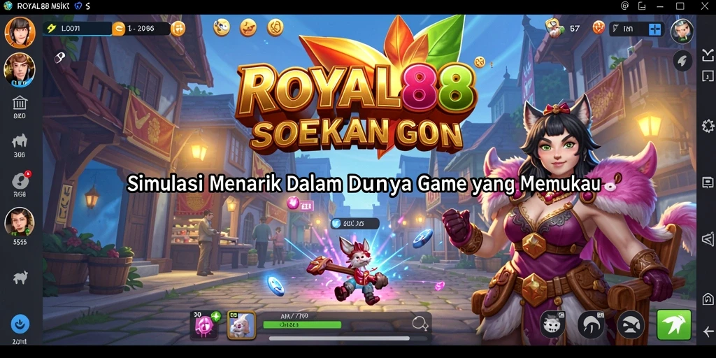 Tampilan gameplay ROYAL88 yang memukau dan interaktif.
